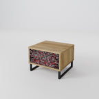 BROKEN LINES Nachttisch in Eiche-Optik