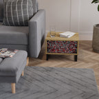 BROKEN LINES Nachttisch in Eiche-Optik