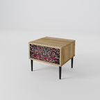 BROKEN LINES Nachttisch in Eiche-Optik