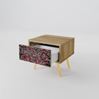 BROKEN LINES Nachttisch in Eiche-Optik