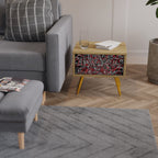 BROKEN LINES Nachttisch in Eiche-Optik