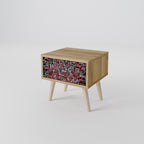 BROKEN LINES Nachttisch in Eiche-Optik