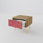 LOVELY MEMORIES Nightstand in Oak Effect