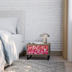 KALEIDOSCOPIC CUBISM Nachttisch in Eiche-Optik