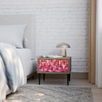 KALEIDOSCOPIC CUBISM Nachttisch in Eiche-Optik