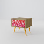 KALEIDOSCOPIC CUBISM Nachttisch in Eiche-Optik