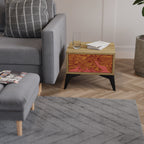 FLOATING THOUGHTS Nachttisch in Eiche-Optik