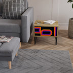 BLINDED BY THE LIGHTS Nightstand in Oak Effect