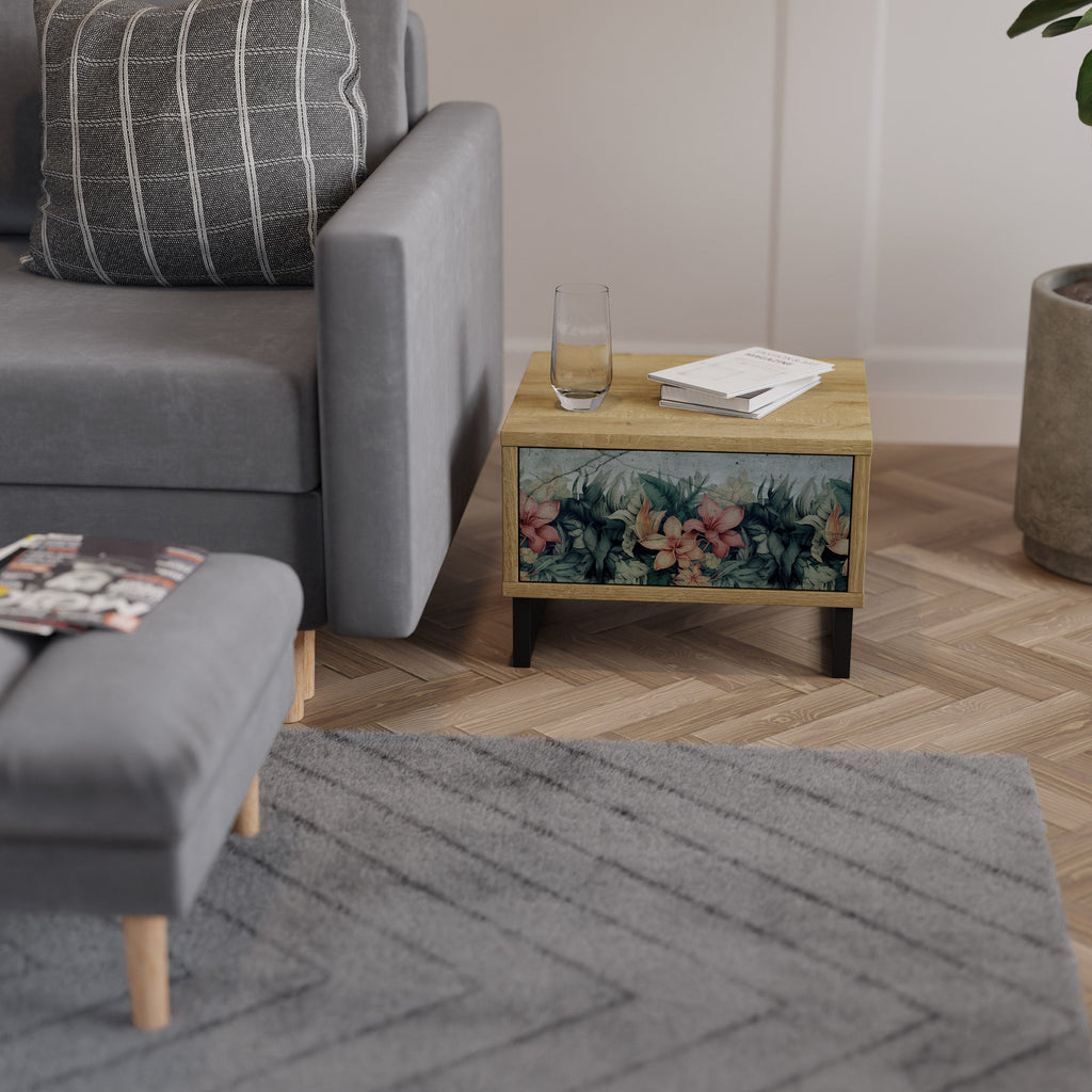 HEAVENLY BLOOM Nachttisch in Eichenoptik