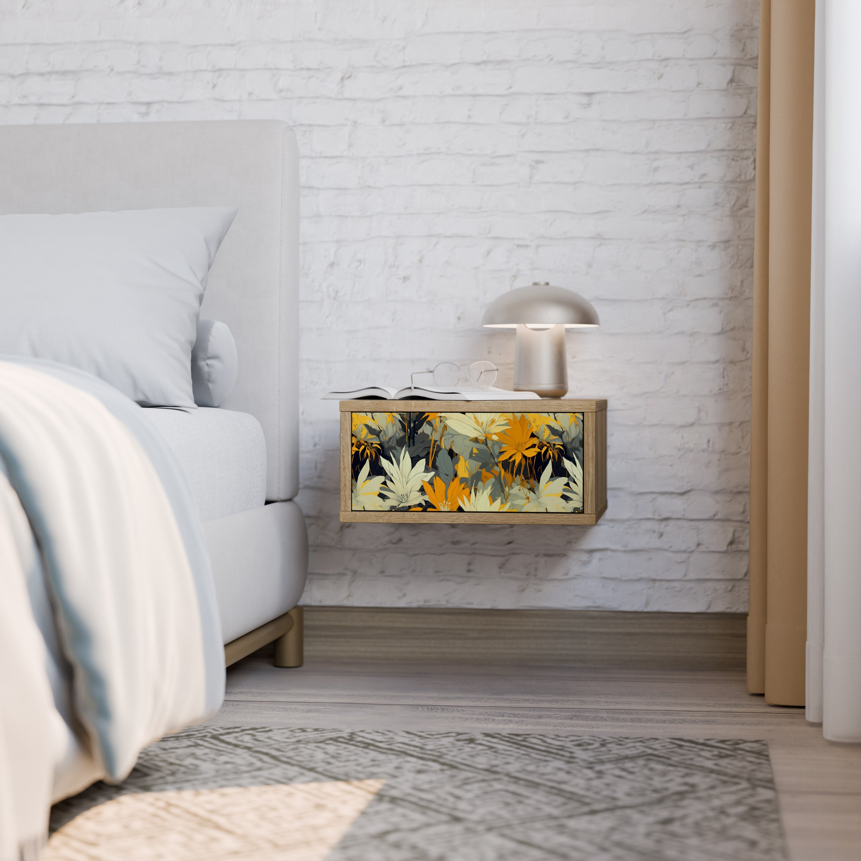 SUNKISSED LILY Nachttisch in Eichenoptik