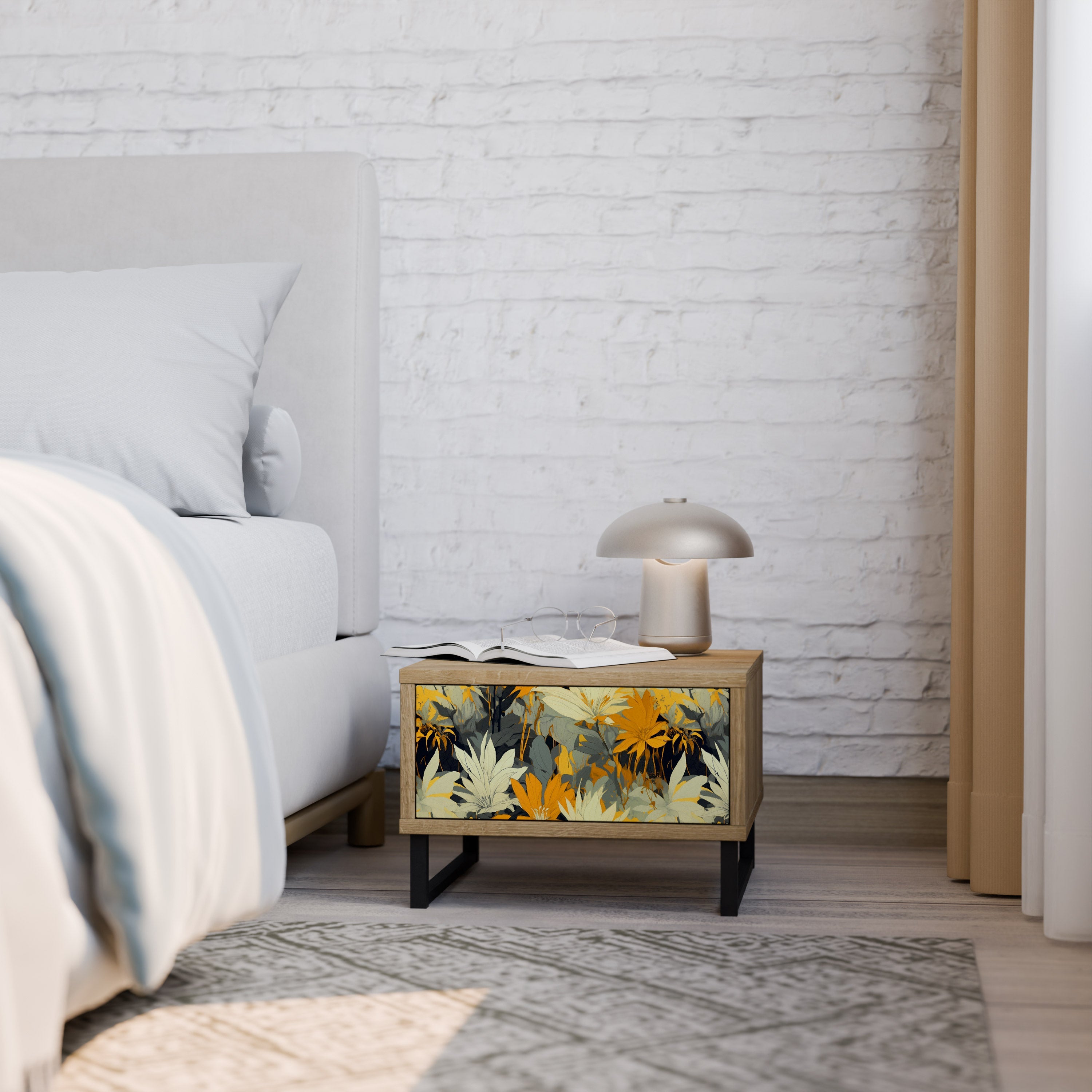 SUNKISSED LILY Nachttisch in Eichenoptik