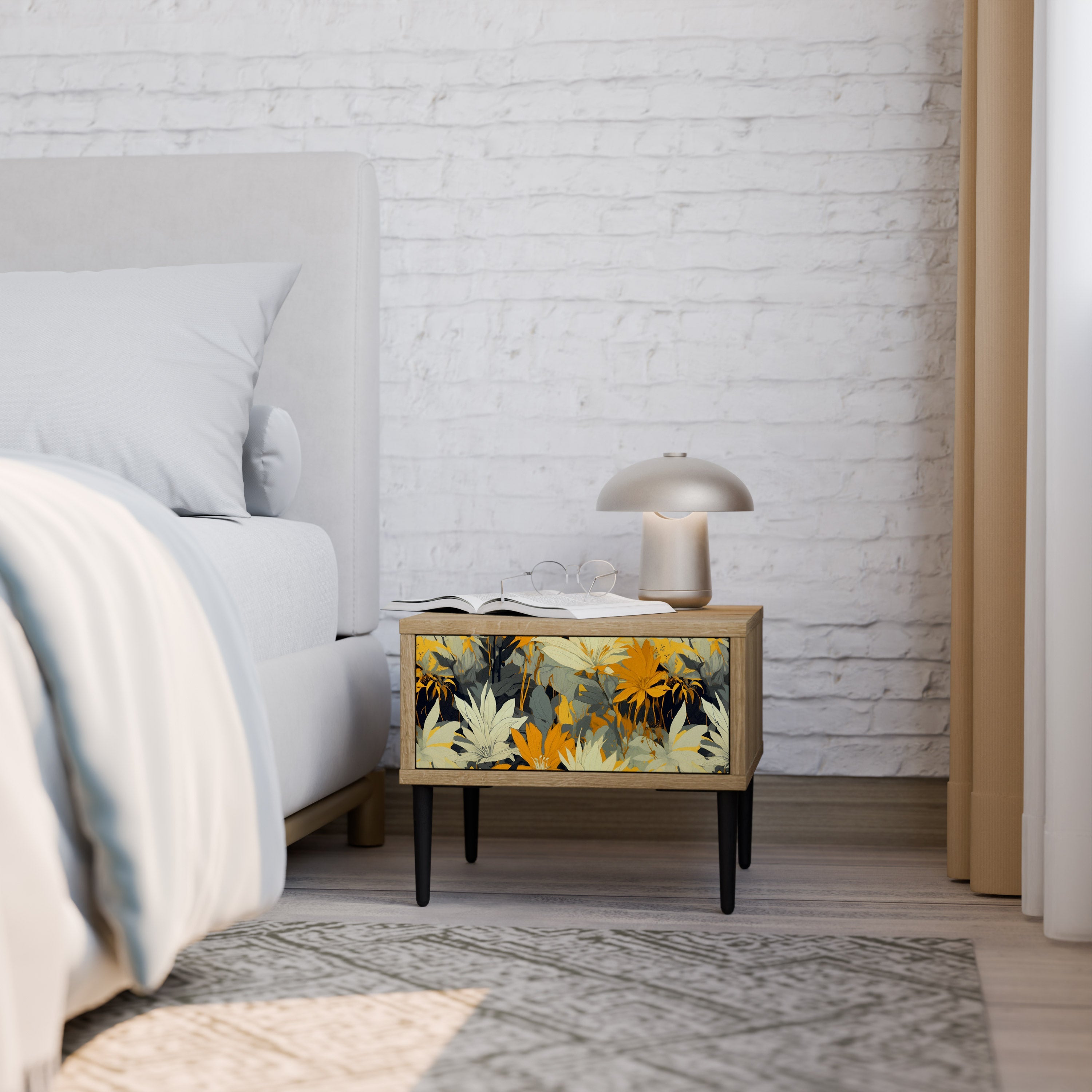SUNKISSED LILY Nachttisch in Eichenoptik