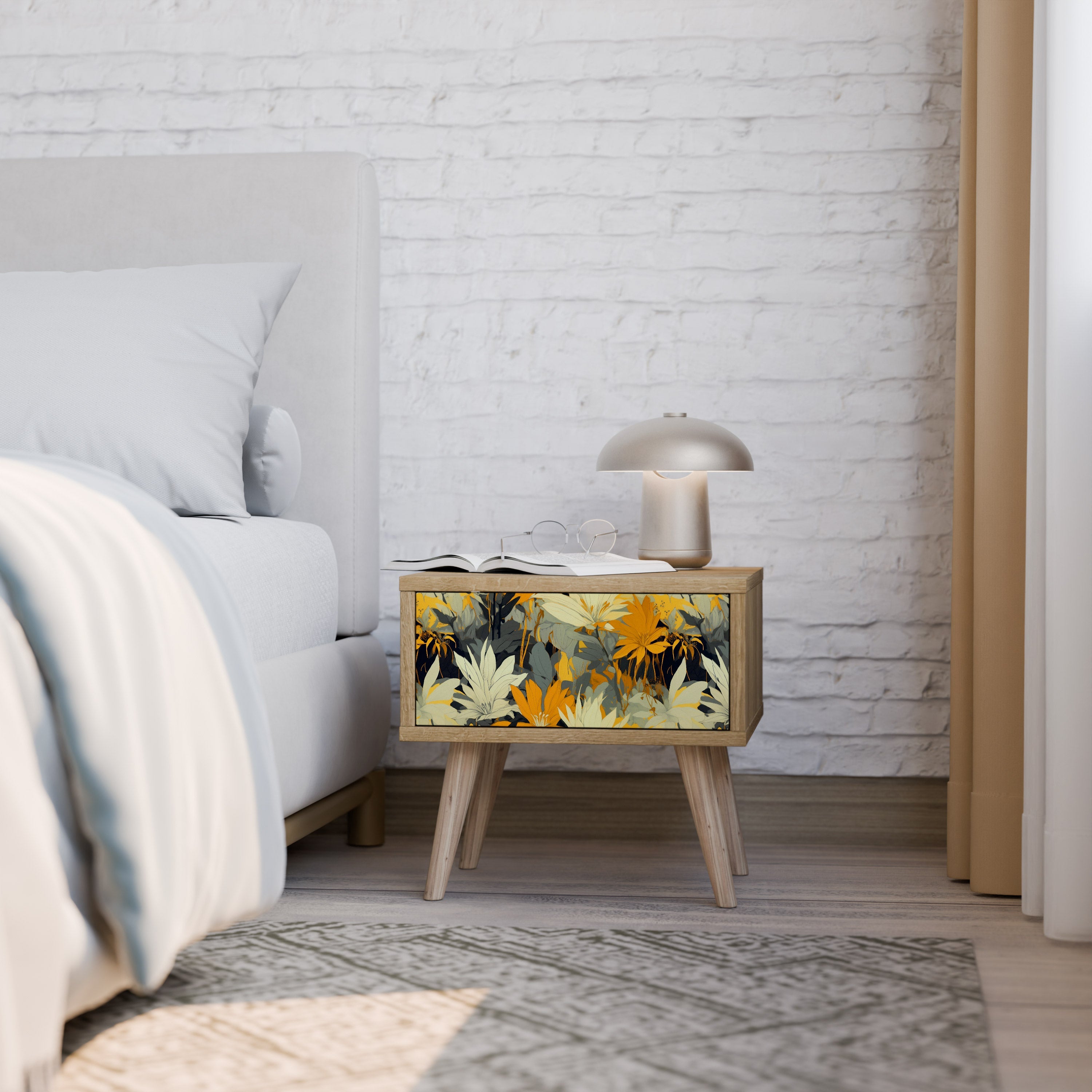 SUNKISSED LILY Nachttisch in Eichenoptik
