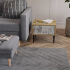 FADE IN THE TREES Nachttisch in Eiche-Optik