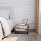 JAPANESE LANDSCAPE Nightstand in Oak Effect