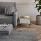 BOTANICAL SPARK Nachttisch in Eiche-Optik