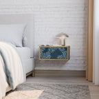 BLUE LEAVES Nachttisch in Eiche-Optik