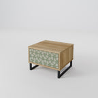 LEAVES ON GREEN Nachttisch in Eiche-Optik