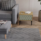 LEAVES ON GREEN Nachttisch in Eiche-Optik