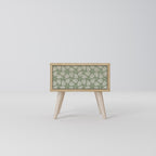 LEAVES ON GREEN Nachttisch in Eiche-Optik