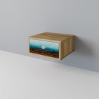 LUNAR SECRETS Nachttisch in Eiche-Optik