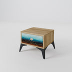 LUNAR SECRETS Nachttisch in Eiche-Optik