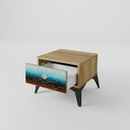 LUNAR SECRETS Nachttisch in Eiche-Optik