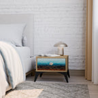 LUNAR SECRETS Nachttisch in Eiche-Optik