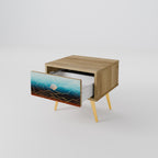 LUNAR SECRETS Nachttisch in Eiche-Optik