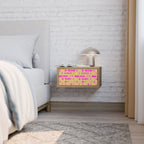 SKATEBOARD ARTISTRY Nachttisch in Eiche-Optik