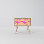 SKATEBOARD ARTISTRY Nachttisch in Eiche-Optik