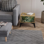 VERDURE ABYSS Nachttisch in Eiche-Optik