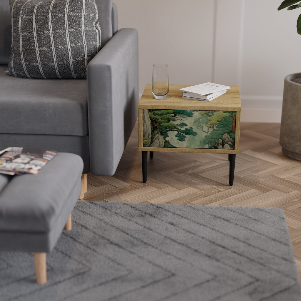 VERDURE ABYSS Nachttisch in Eichenoptik