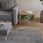 VERDURE ABYSS Nachttisch in Eiche-Optik