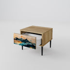 OMINOUS MOUNTAINS Nachttisch in Eiche-Optik