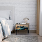 OMINOUS MOUNTAINS Nachttisch in Eiche-Optik