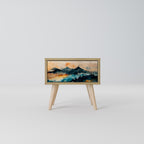 OMINOUS MOUNTAINS Nachttisch in Eiche-Optik