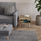 OMINOUS MOUNTAINS Nachttisch in Eiche-Optik