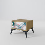 VELVET CROSSING Nachttisch in Eiche-Optik