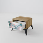 VELVET CROSSING Nachttisch in Eiche-Optik