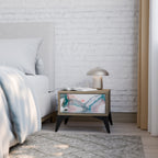 VELVET CROSSING Nachttisch in Eiche-Optik