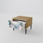 VELVET CROSSING Nachttisch in Eiche-Optik