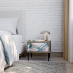 VELVET CROSSING Nachttisch in Eiche-Optik