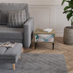 VELVET CROSSING Nachttisch in Eiche-Optik