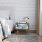 VELVET CROSSING Nachttisch in Eiche-Optik