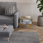 VELVET CROSSING Nachttisch in Eiche-Optik