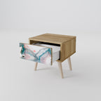 VELVET CROSSING Nachttisch in Eiche-Optik