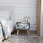 VELVET CROSSING Nachttisch in Eiche-Optik