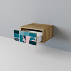 COMBINATION OF SHAPES Nachttisch in Eiche-Optik