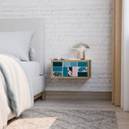 COMBINATION OF SHAPES Nachttisch in Eiche-Optik